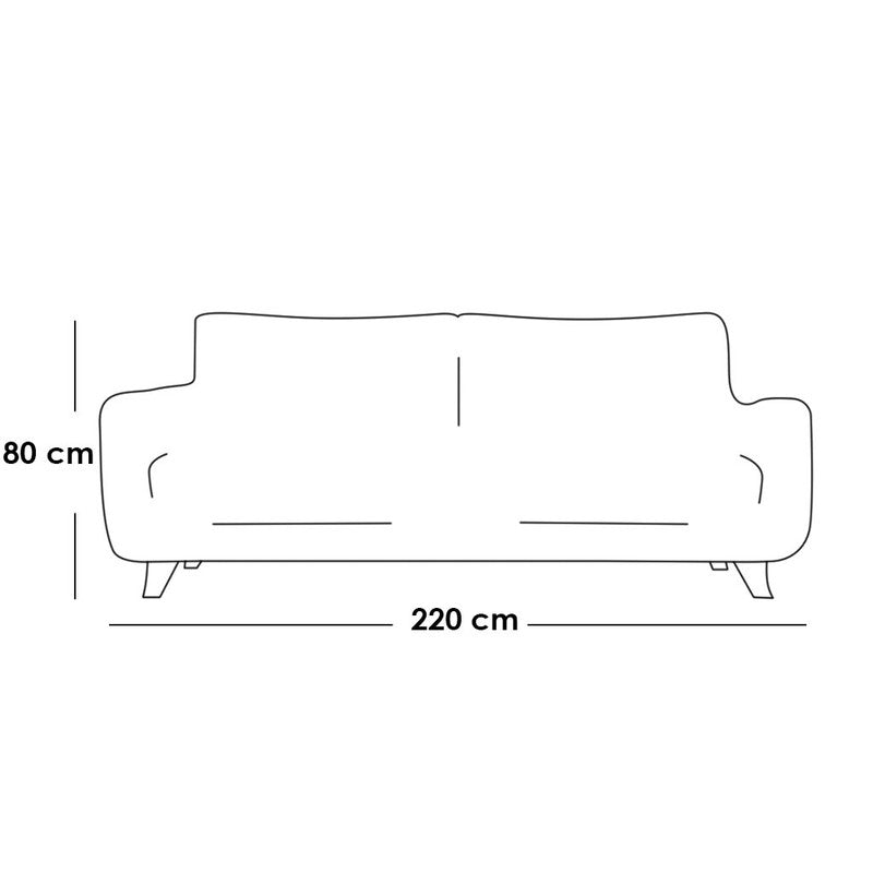 Sofa 220x90cm - LOOK1