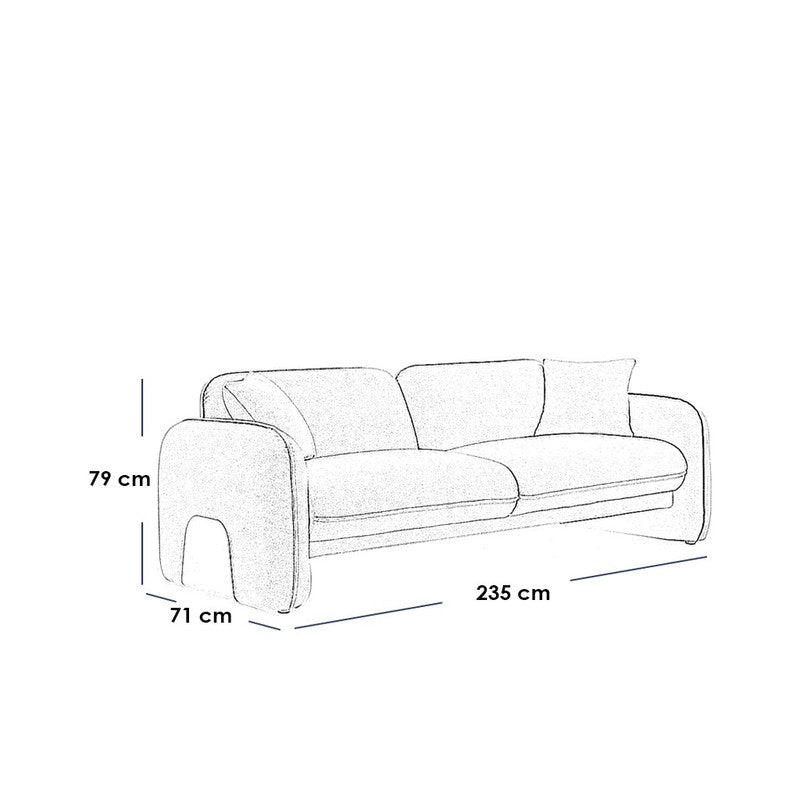 Sofa 235 x 71 cm - LOOK3