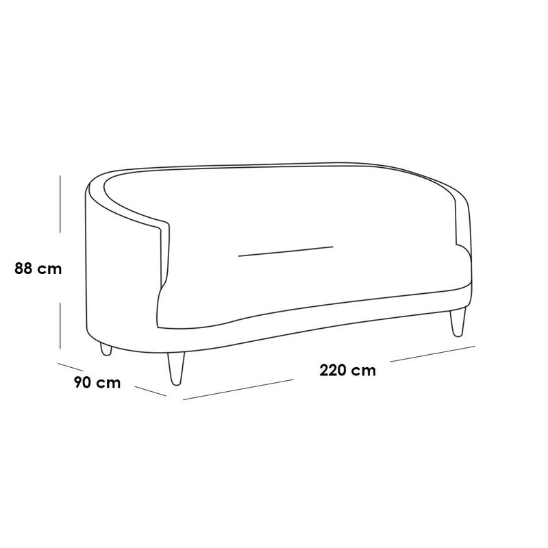 Sofa 220x90cm - LOOK33