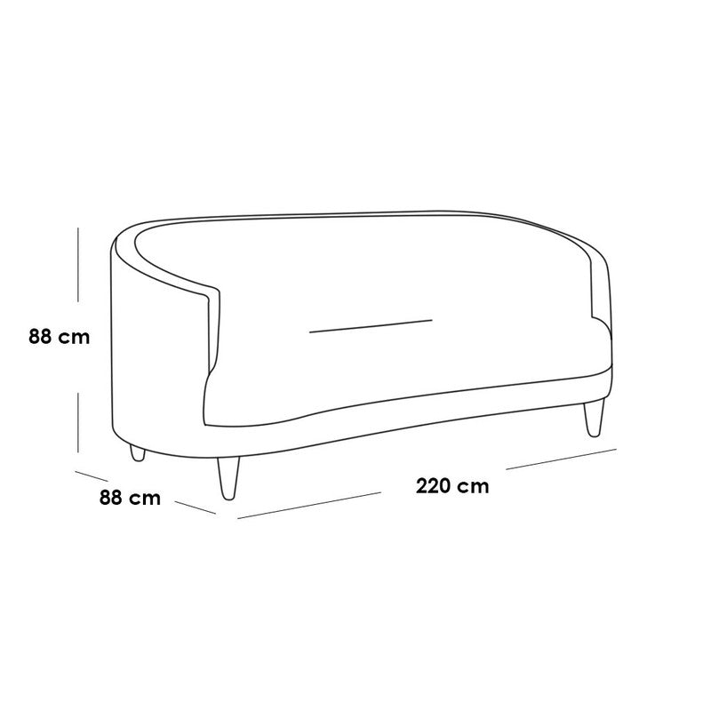 Sofa 220x88cm - LOOK37