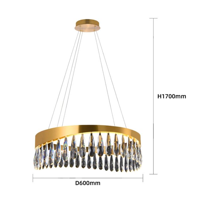 Chandelier 170x60cm - KAT37