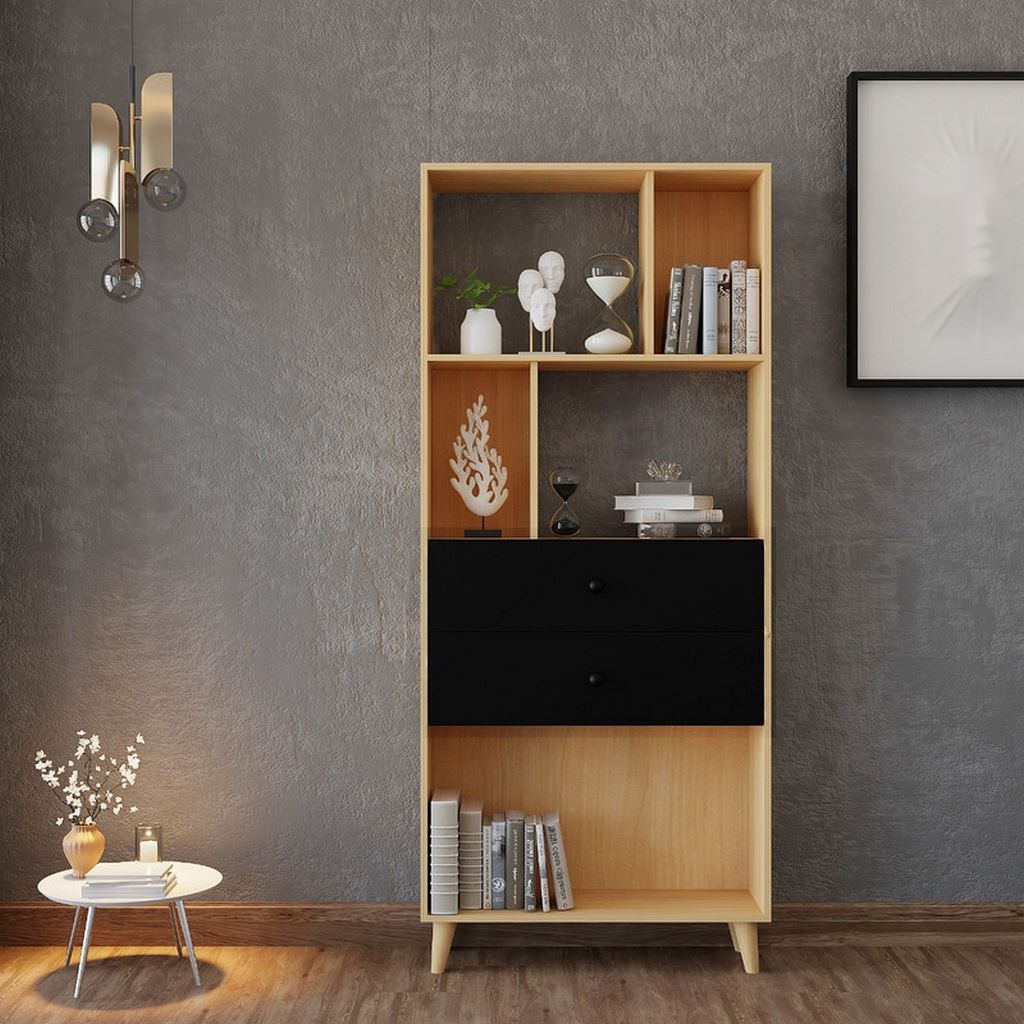 وحدة رفوف مكتبية