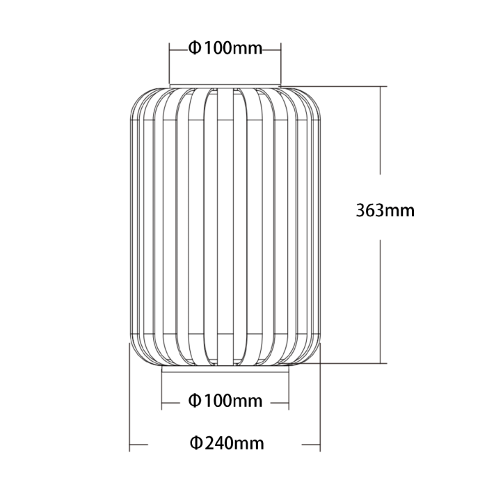 Table lamp 36×24cm - KAT9