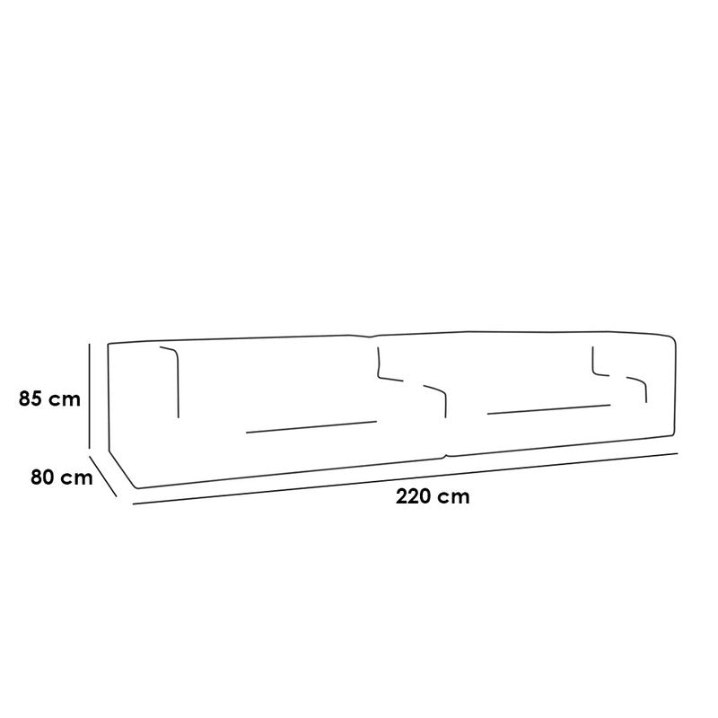 Sofa 220x80cm - LOOK67