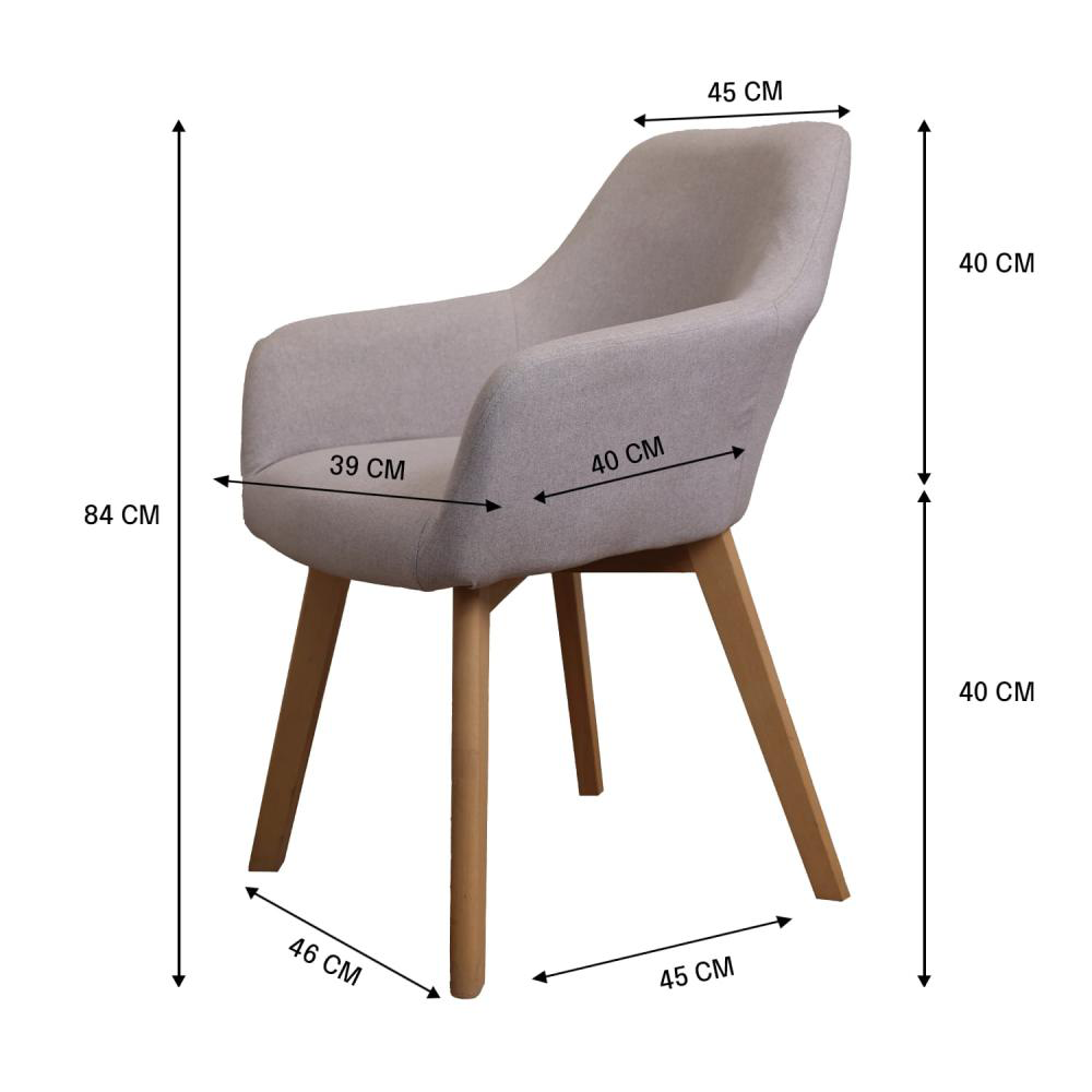 Dining chair 84 x 45 cm - ROL10