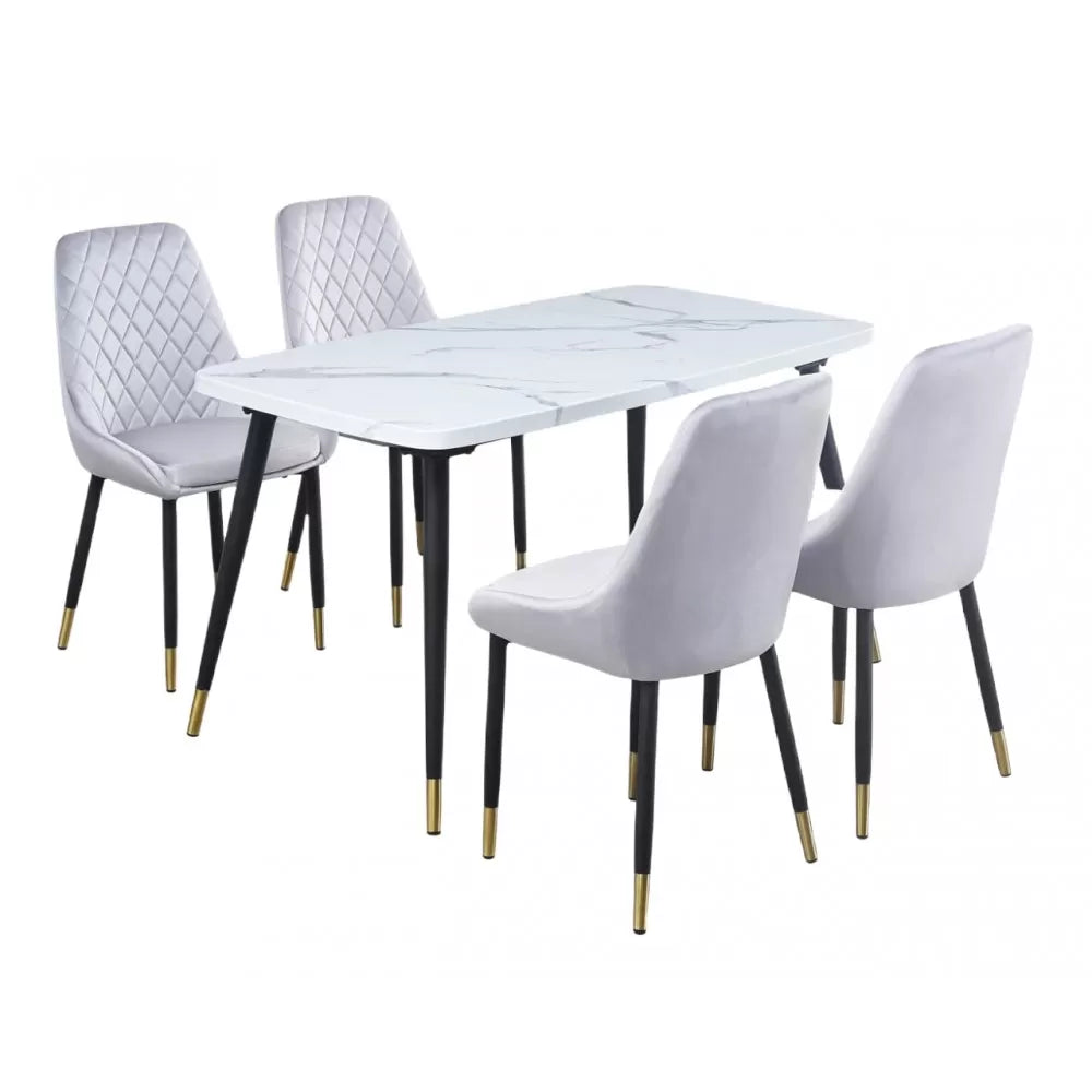 Dining table with 4 seats 130x80cm - HOM101
