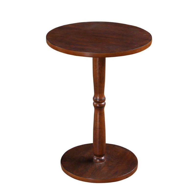 Walnut veneer wood Side table 55x35cm - FAM27