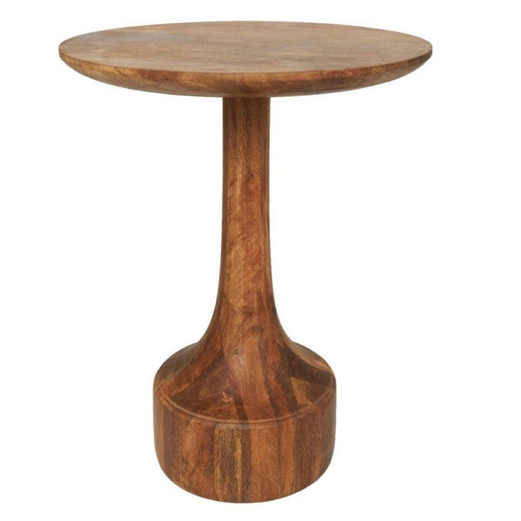 Walnut veneer wood Side table 60x40cm - FAM75
