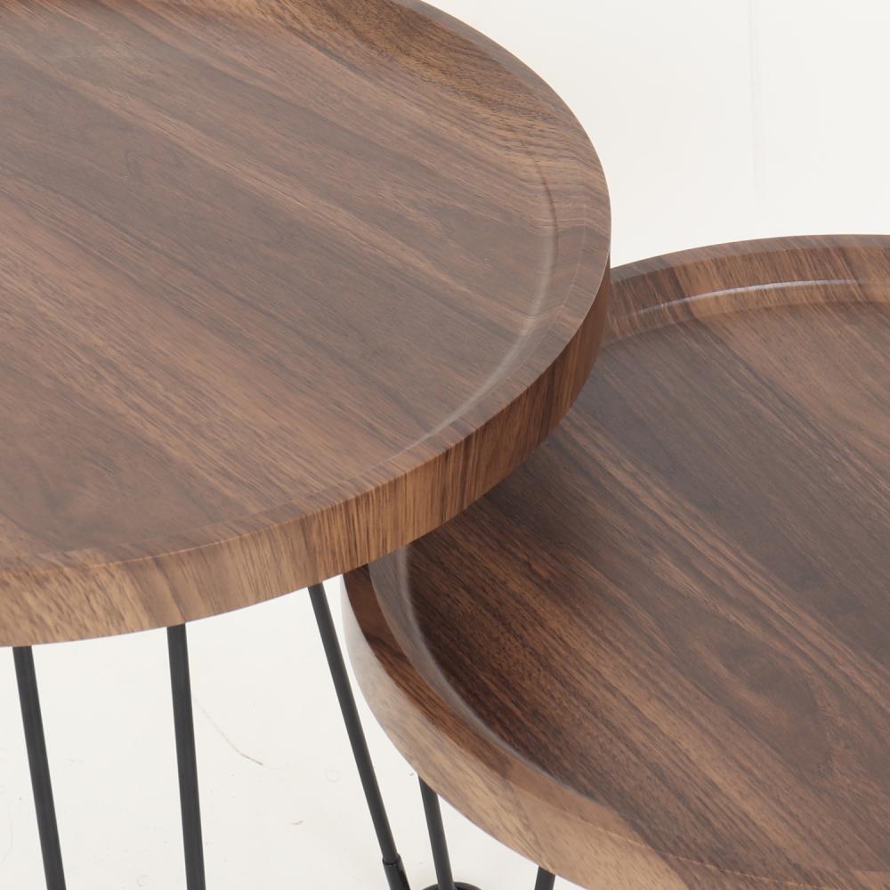 طقم طاولات جانبية - قطعتين- VKET104