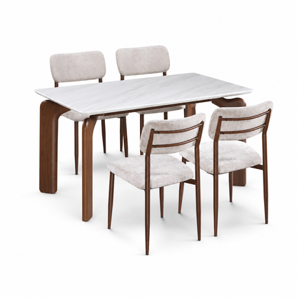 طاولة طعام - 5 قطع - WRD82