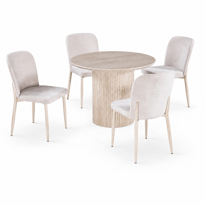 Dining Table Set - 5 Pieces - WRD89