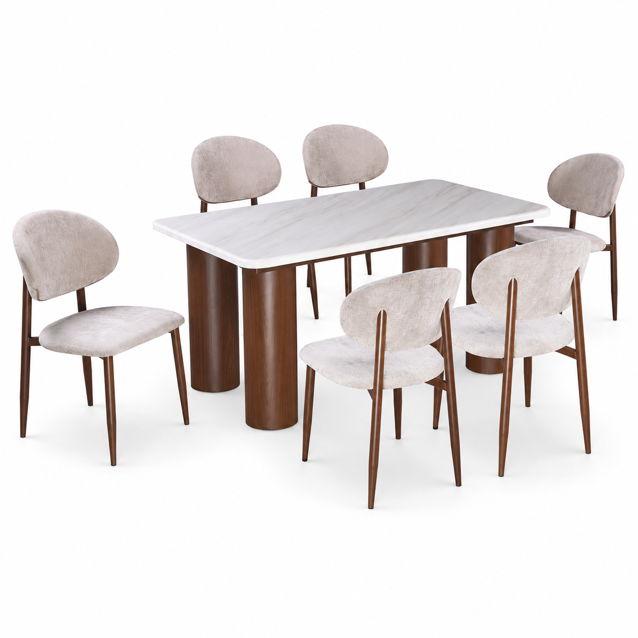 طاولة طعام - 7 قطع - WRD110