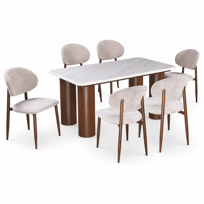 طاولة طعام - 7 قطع - WRD110