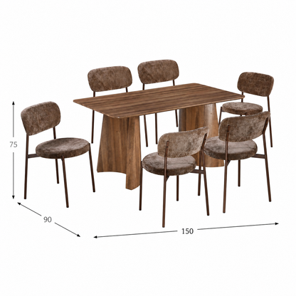 طاولة طعام - مقاسات متعددة - WRD115