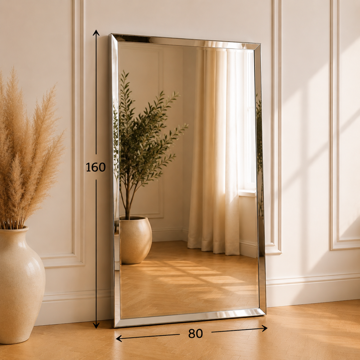 مرآة ستاند 80×60سم - WRD73