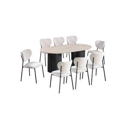 Dining Table Set - 9 pieces - WRD79