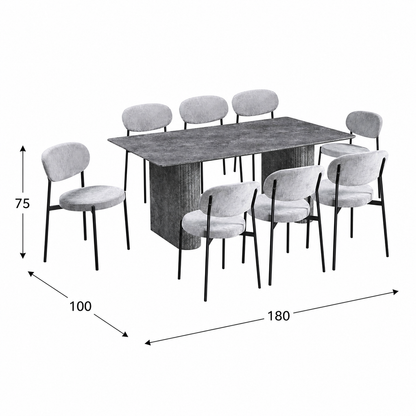 طاولة طعام - مقاسات متعددة - WRD101