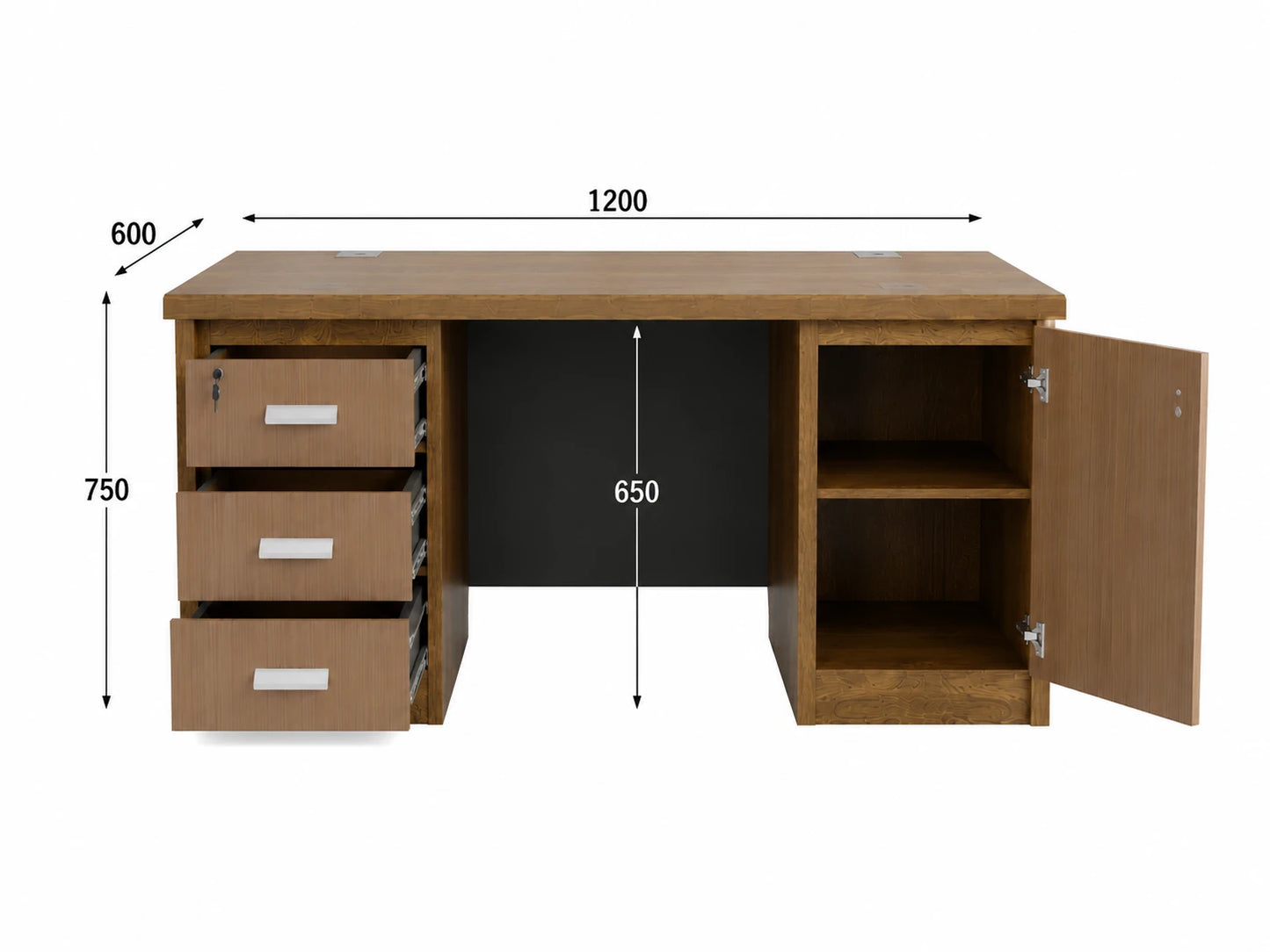 مكتب 120×60سم - WRD255