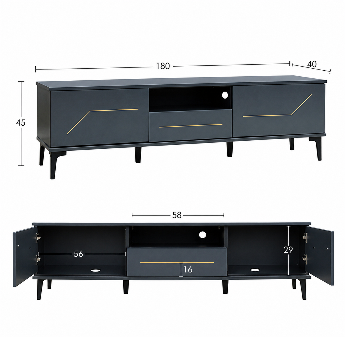 TV table - multiple sizes - WRD339