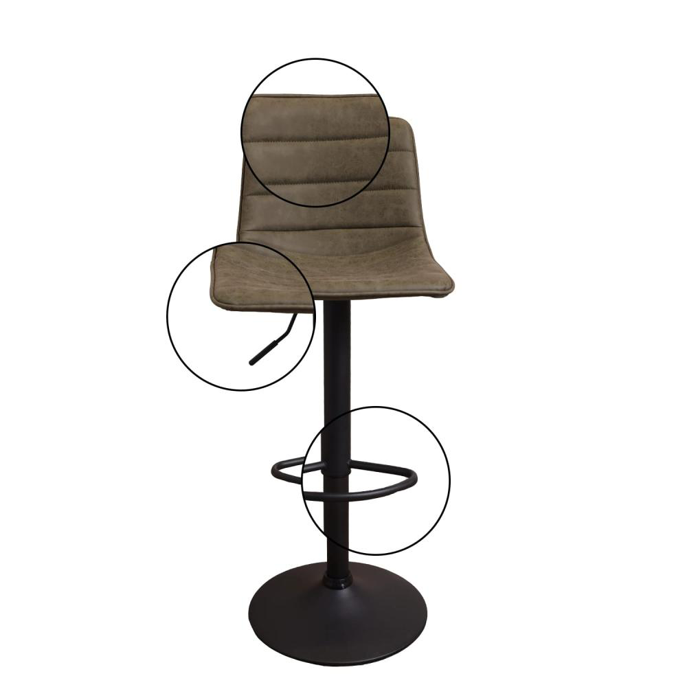 Hydraulic bar stool 110 x 43 cm - ROL21