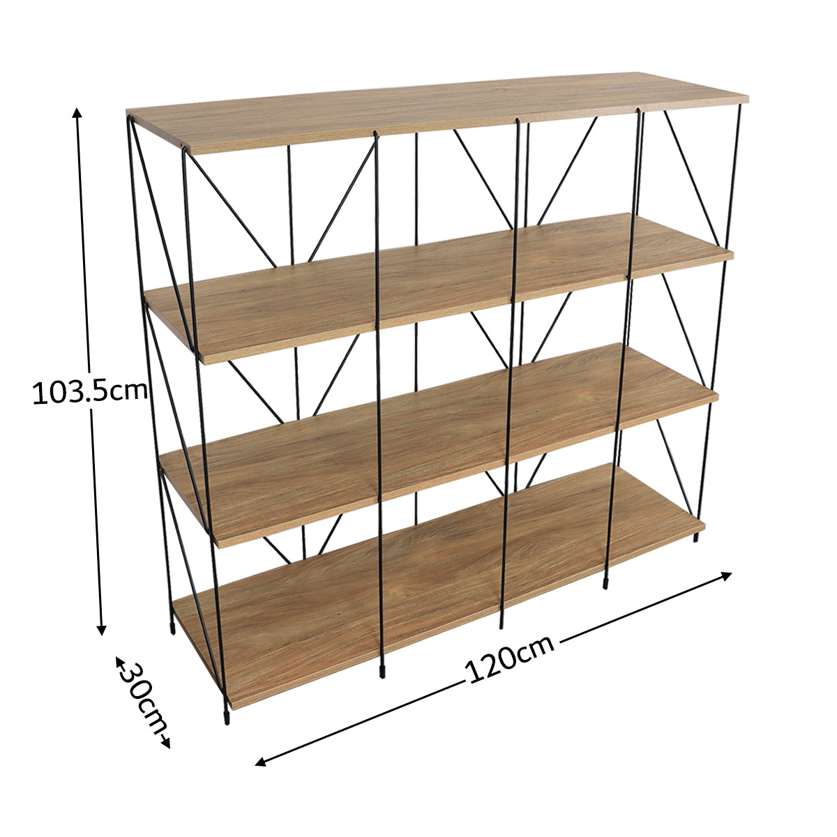 Shelving unit 120x30cm - MLY-758