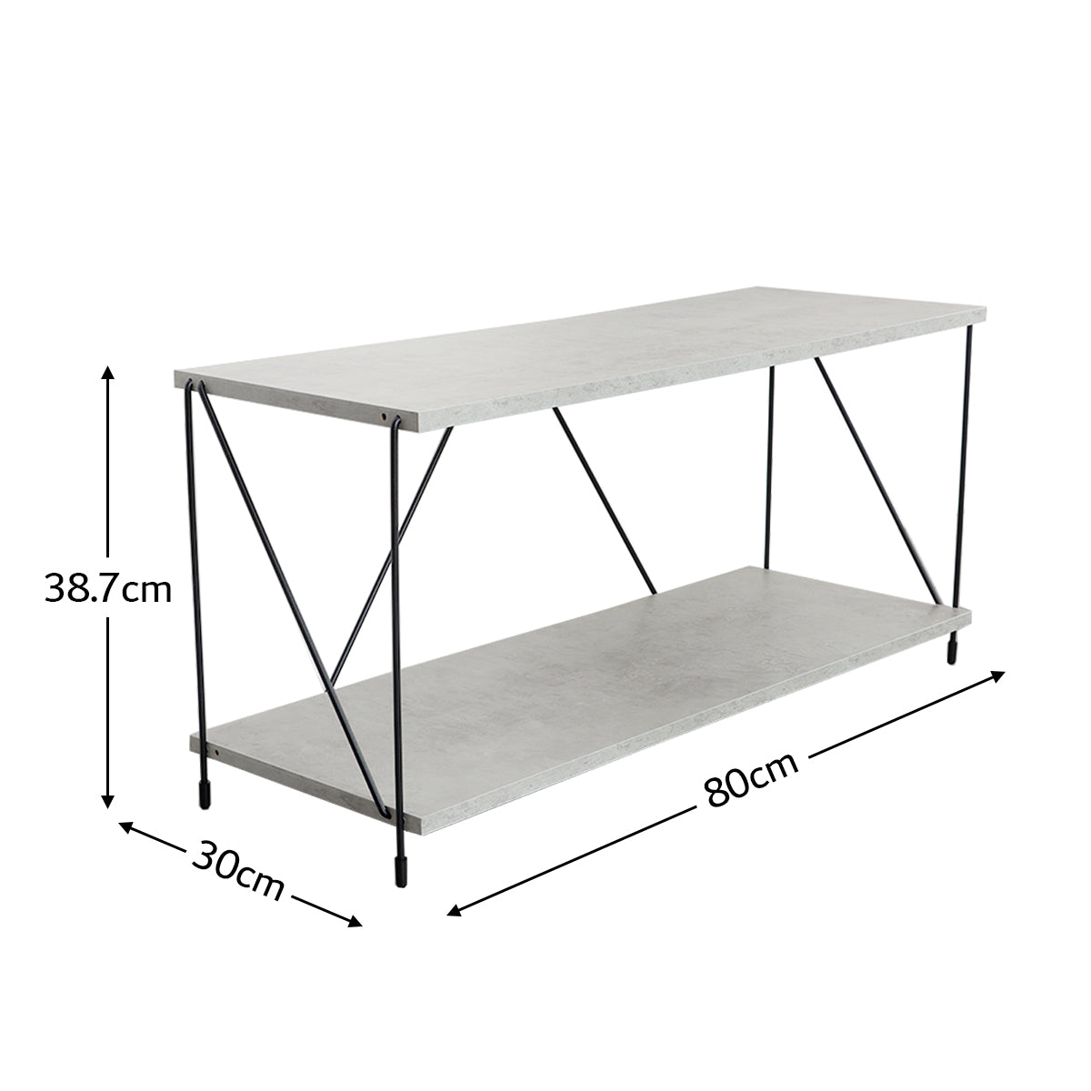 طاولة تلفاز 80×30سم - MLY-783