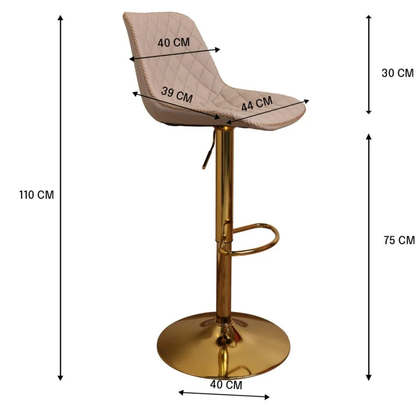 Hydraulic bar stool 110 x 43 cm - ROL23