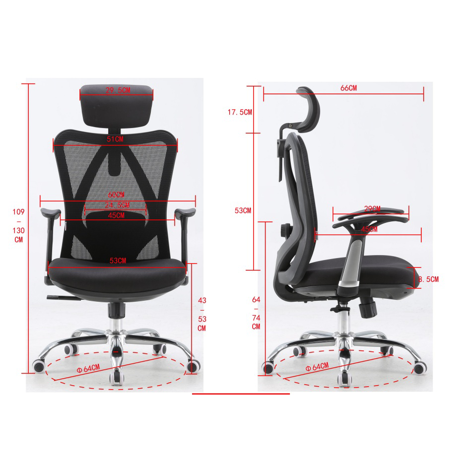 Swivel office chair 53x45cm - SOR27