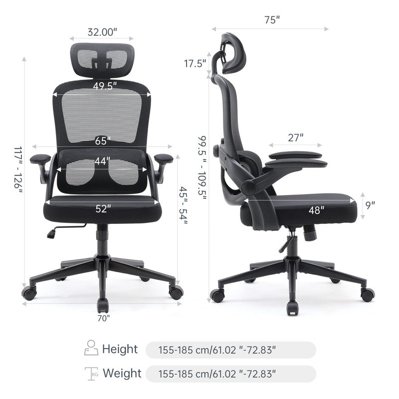 Swivel office chair 65x48cm - SOR28