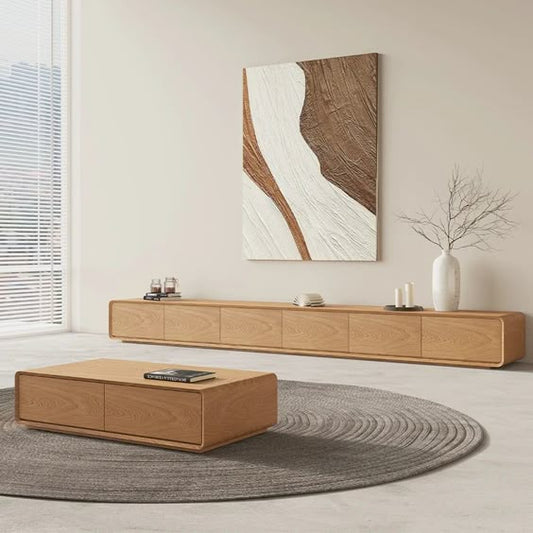 طقم طاولة تلفاز مع طاولة قهوة