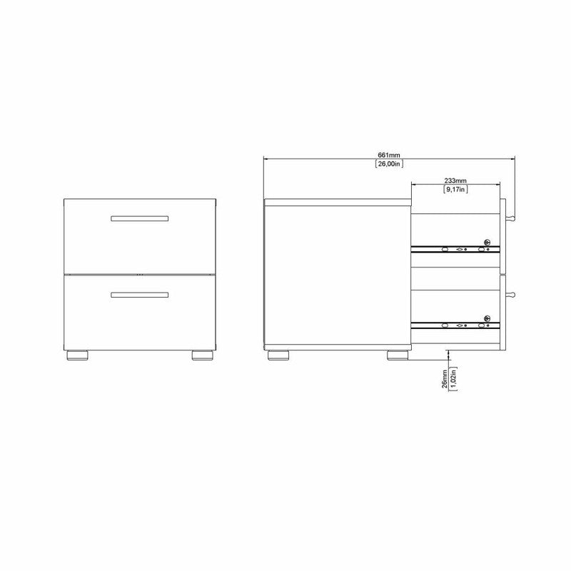 Commode 40x40cm - SOR16