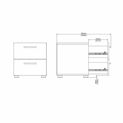 Commode 40x40cm - SOR16