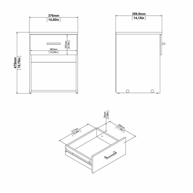 Commode 37 x 36 cm - SOR17