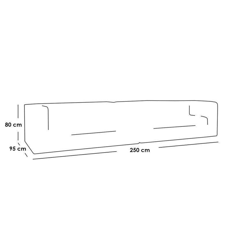 Sofa 250x95cm - LOOK2