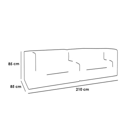 Sofa 210x85cm - LOOK8