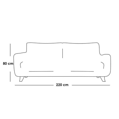 Sofa 220x80cm - LOOK16