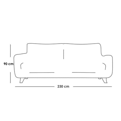 Sofa 230x90cm - LOOK38