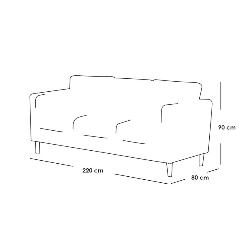 Sofa 220x80cm - LOOK40