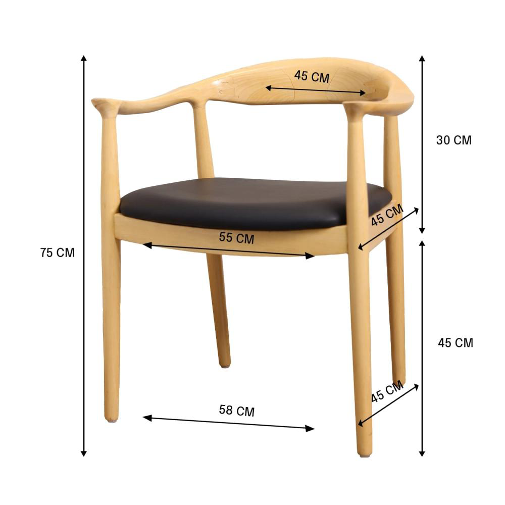 Dining chair 75x55cm - ROL12