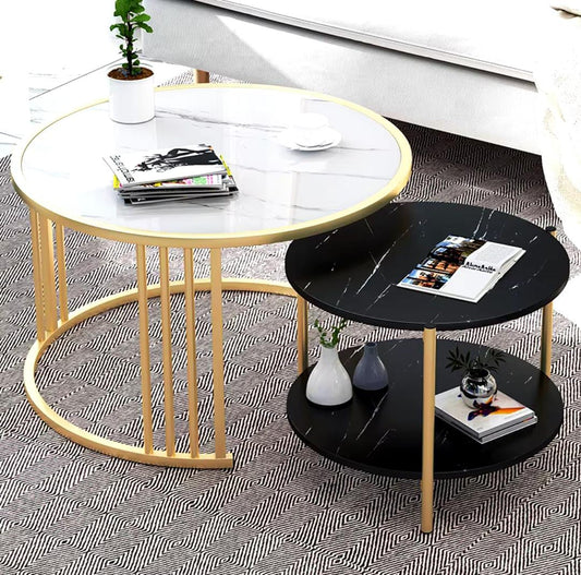 طقم طاولات قهوة قطعتين