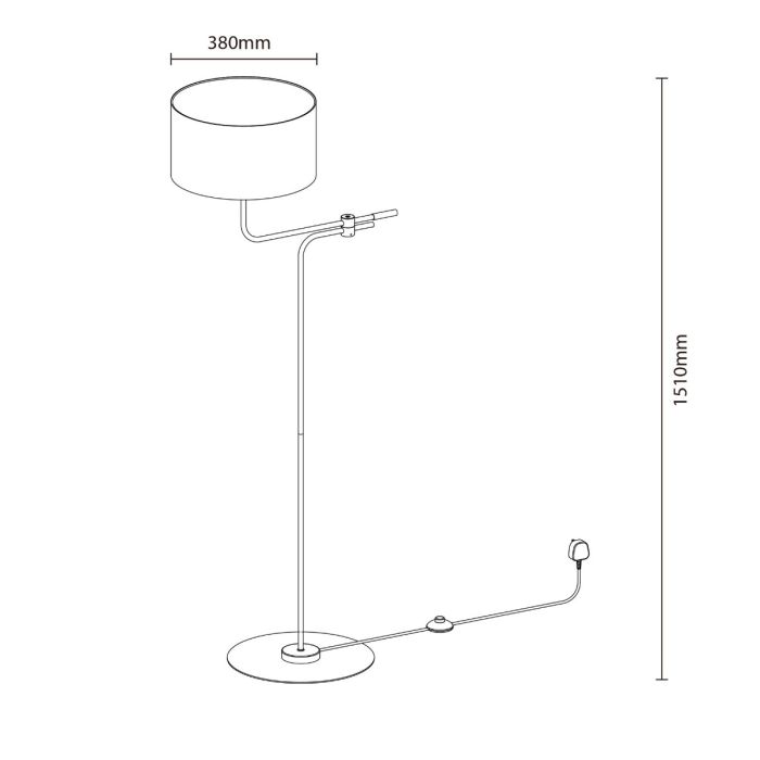 Floor lamp 151×38cm - KAT23