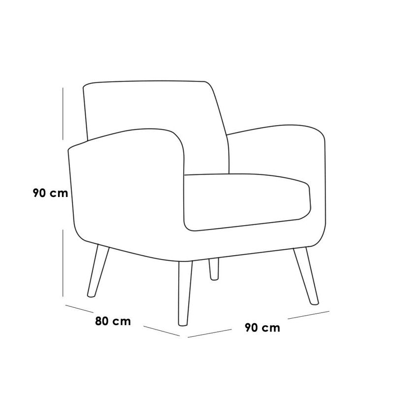 كرسي بذراعين 90×80سم - LOOK63