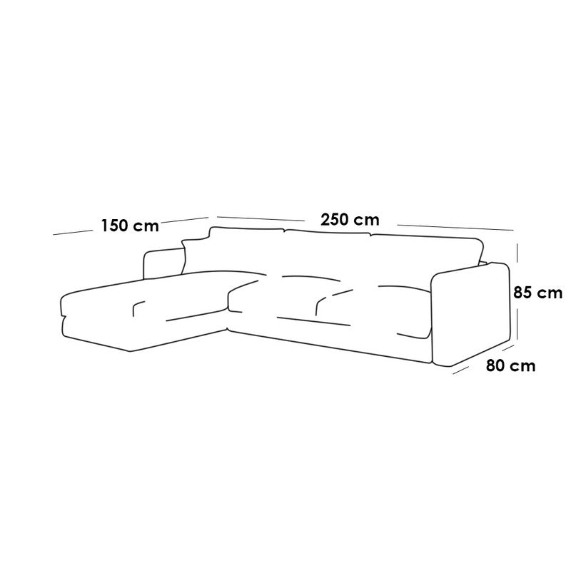 Corner sofa 250x150cm - LOOK69