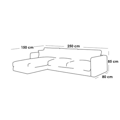 Corner sofa 250x150cm - LOOK69
