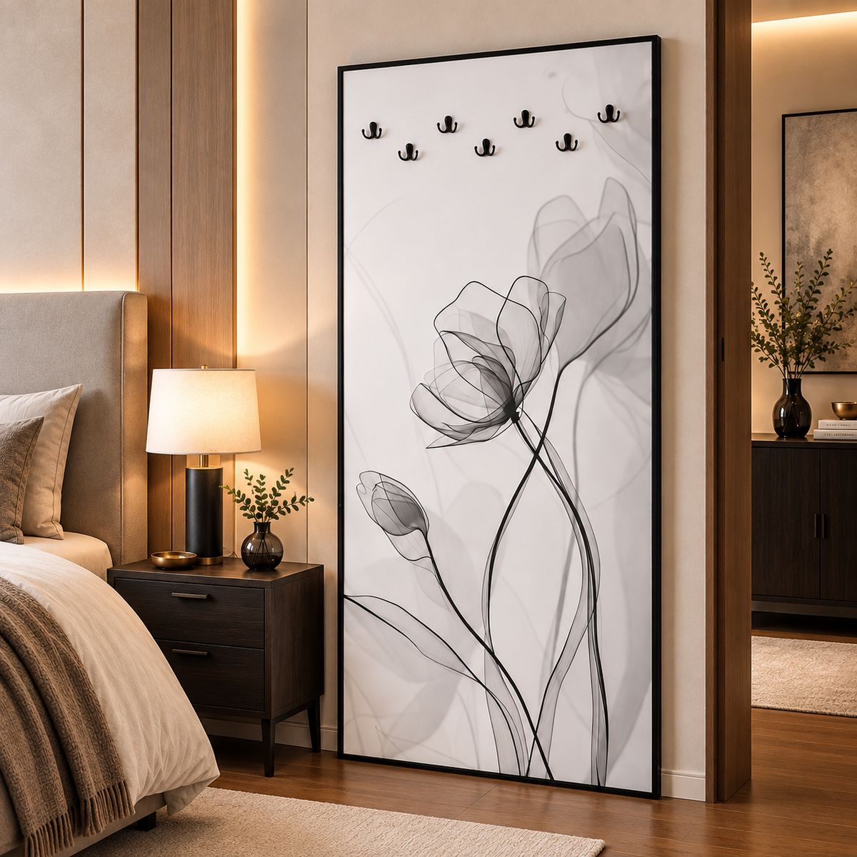 لوحة جدارية مع علاق 80*180 YX-002
