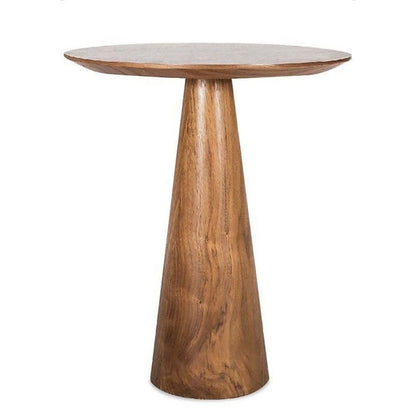 Oak veneer wood Side table 60x40cm - FAM2