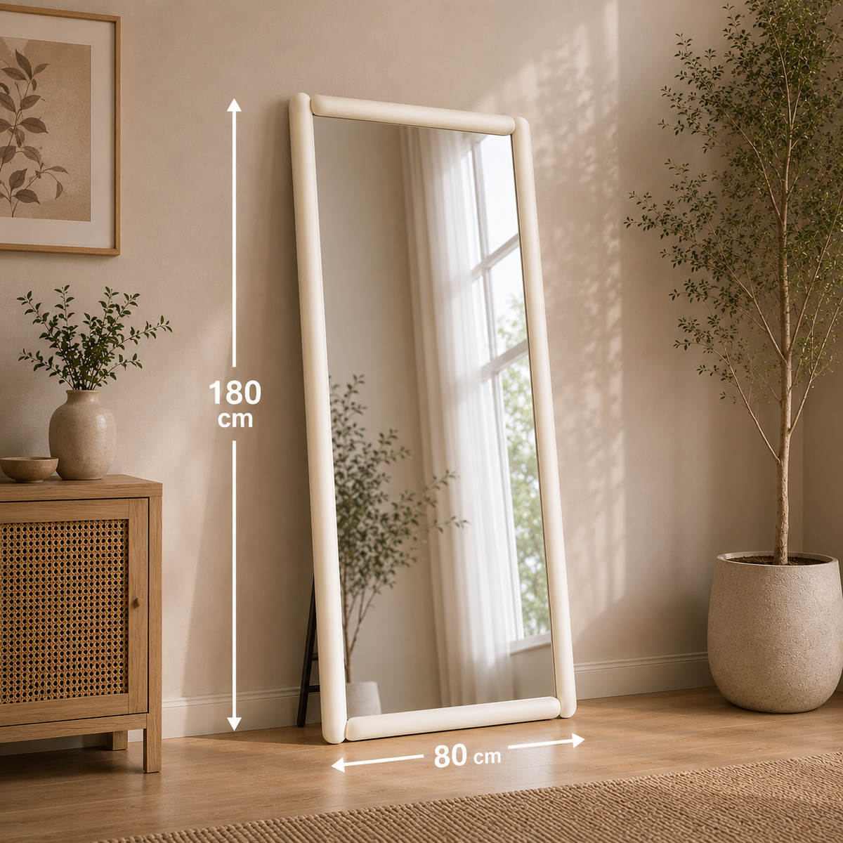 مرآة ستاند 80×180سم - WRD-12100173