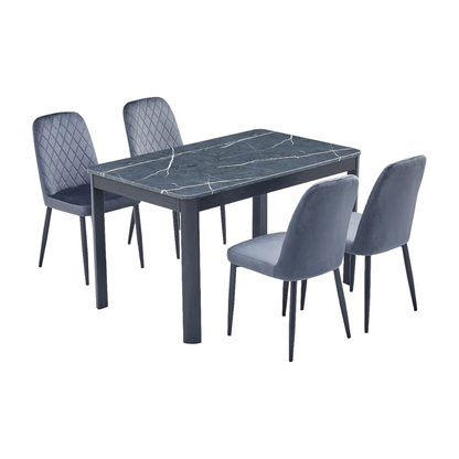 Dining table with 4 seats 130x80cm - HOM86