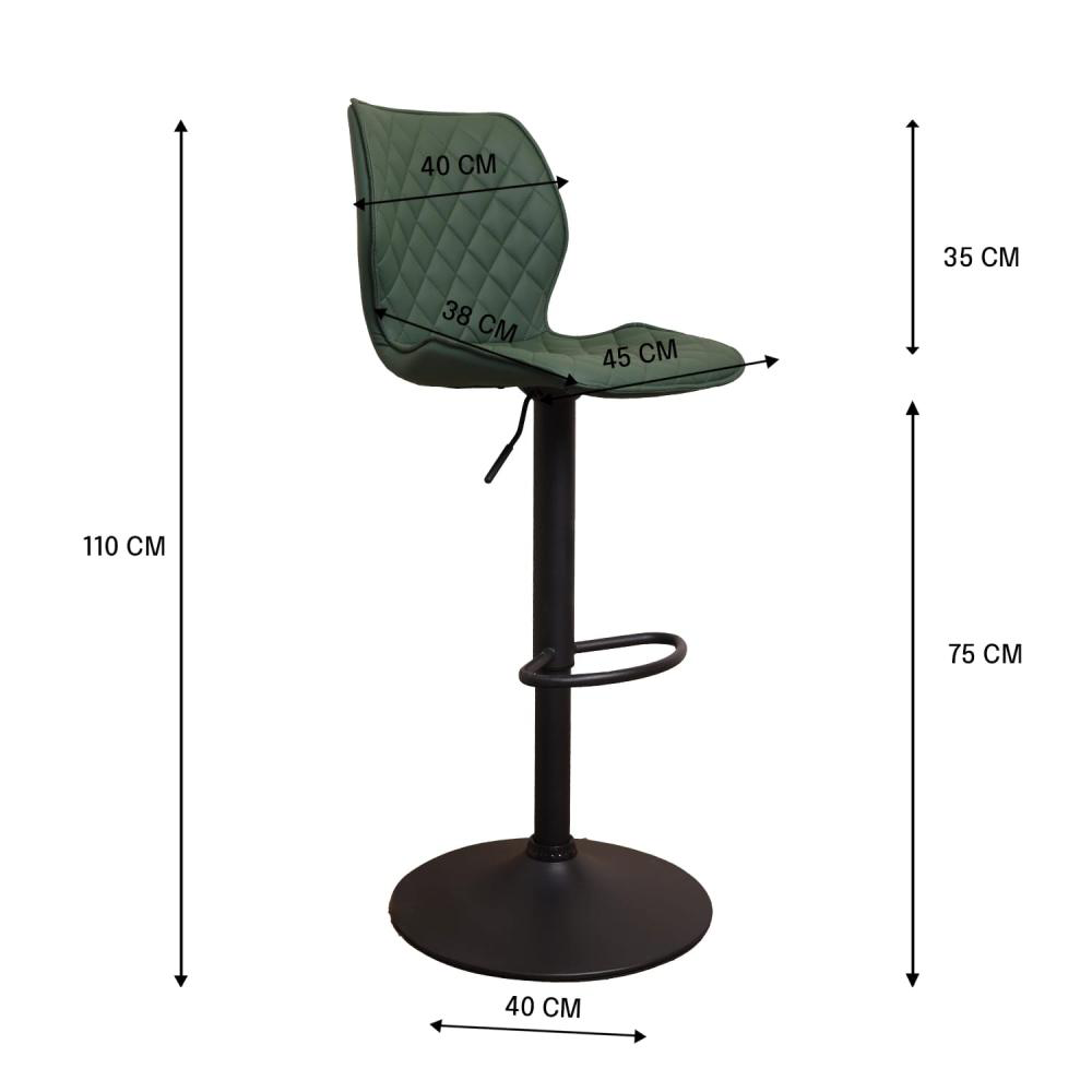 Hydraulic bar stool 110 x 43 cm - ROL30
