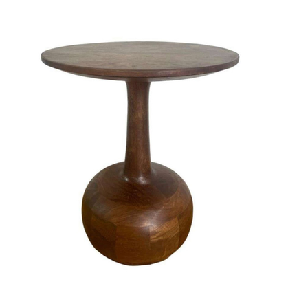 طاولة جانبية خشب قشرة الجوز 55×40سم - FAM151